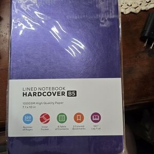 Purple Hardcover Lined Notebook/Journal